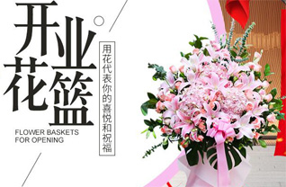 海南海口市龙华区金贸街道花篮配送